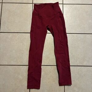 Lululemon Women's Size 2 Burgundy Compression Pants